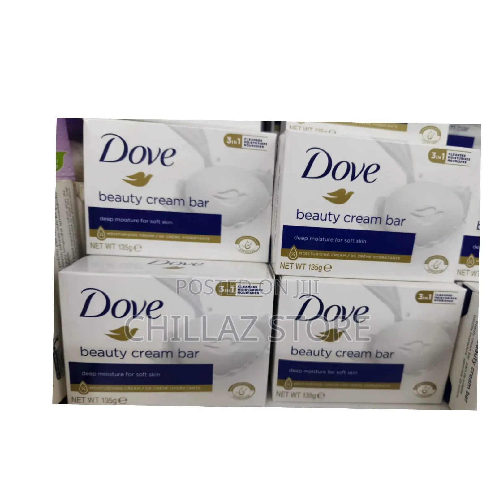 Dove Beauty Cream Bar Soap.