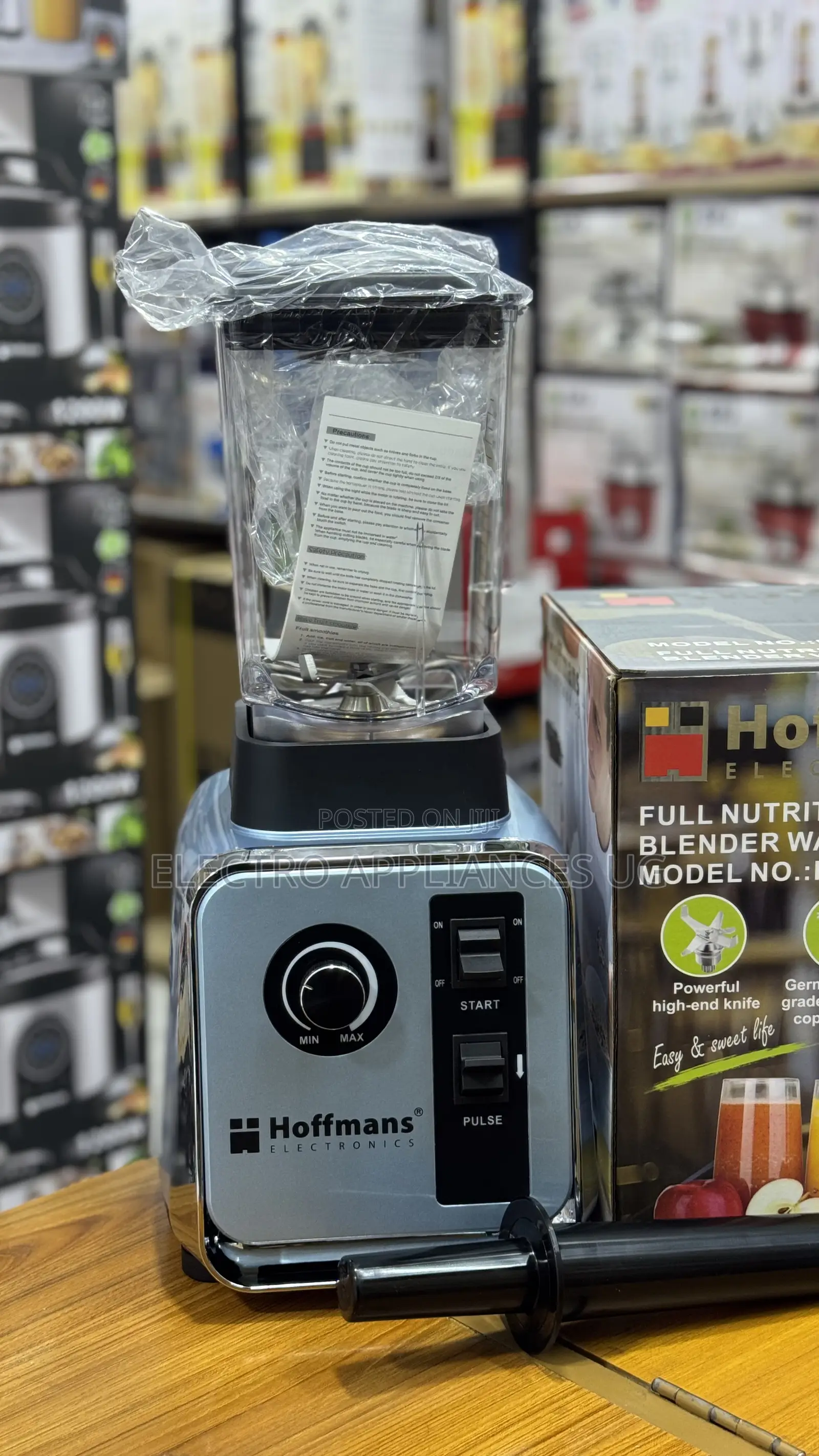 Hoffmans Full Nutrition Blender Wall Breaker, Model Number Hm-2056.