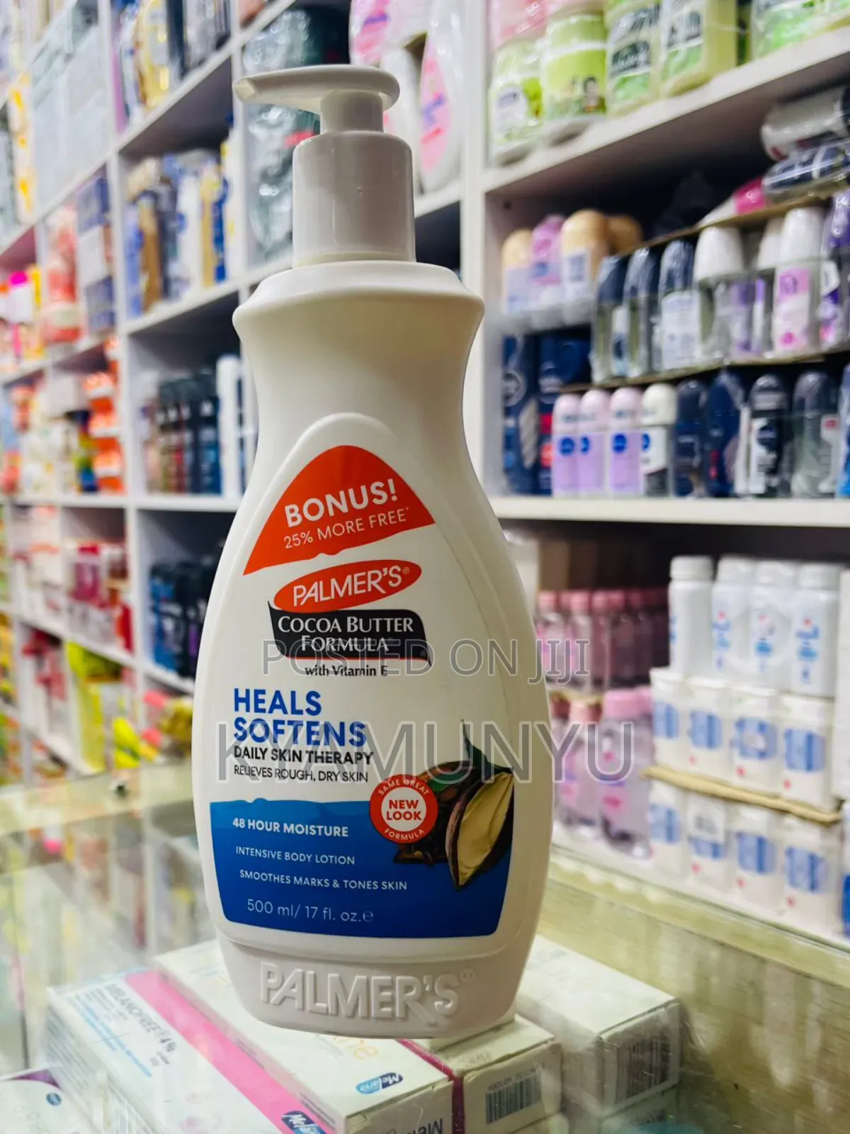 Palmer's Cocoa Butter Formula Heals Softens Daily Skin Therapy.
