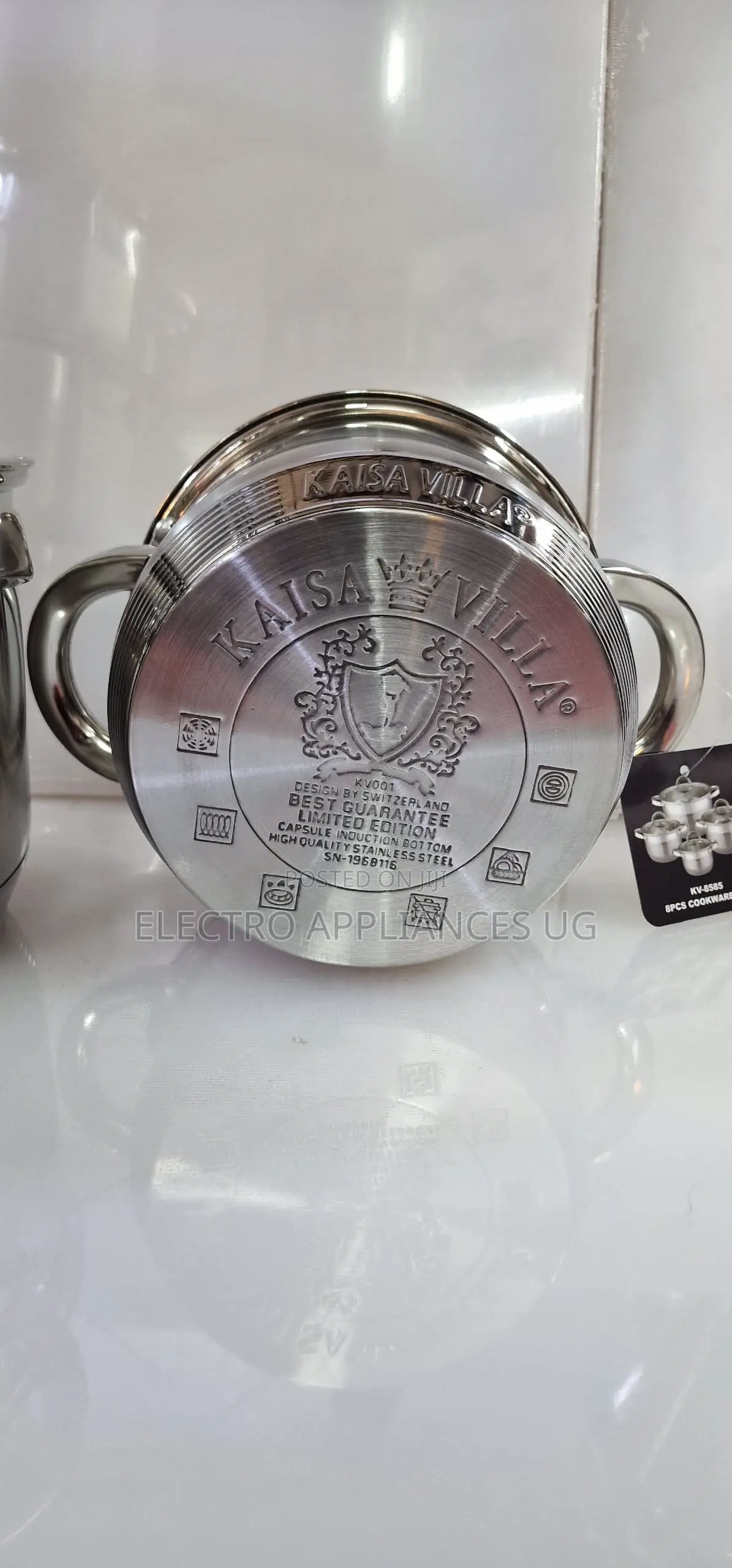 Kaisa Villa Stainless Steel Cooking Pot.