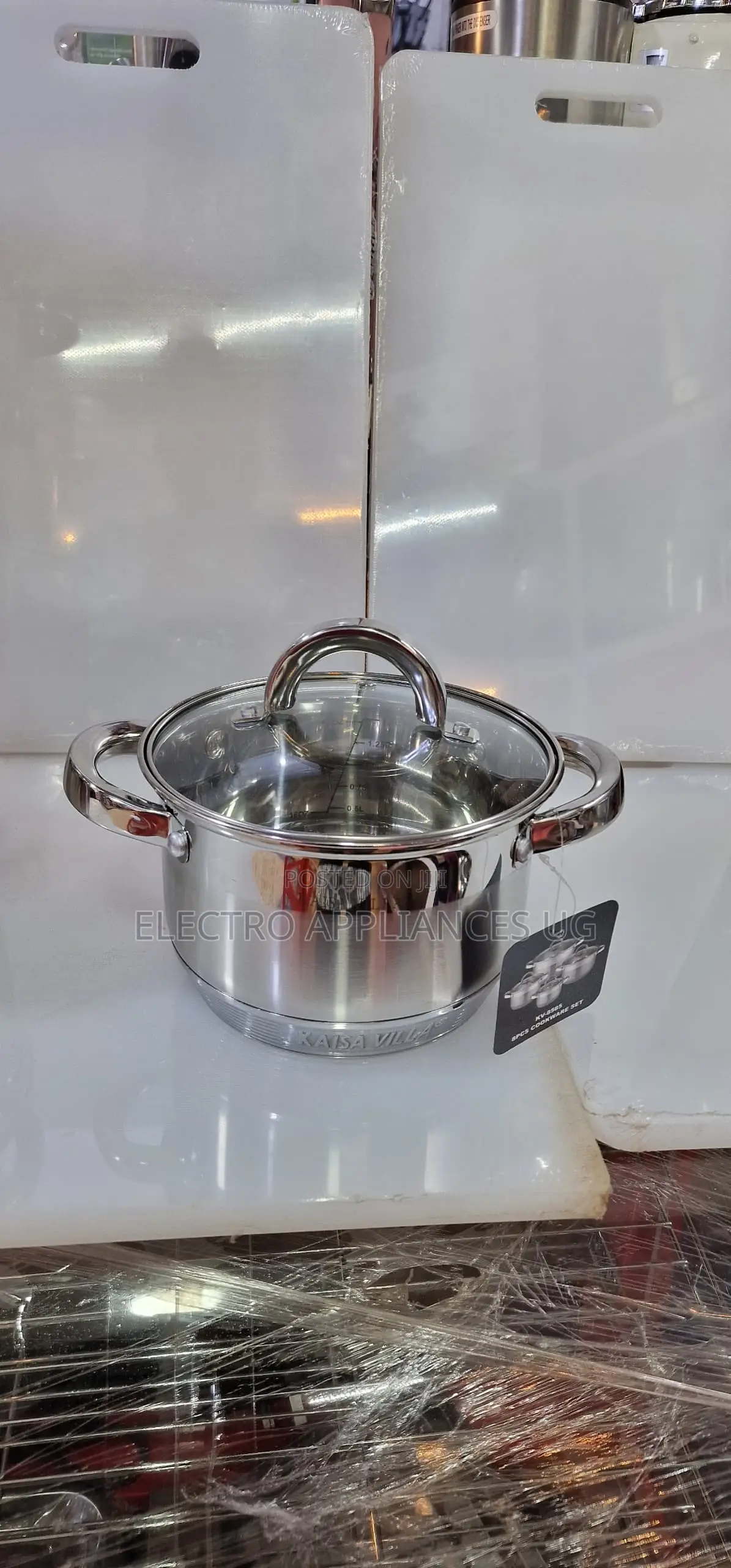 Kaisa Villa Stainless Steel Cooking Pot.
