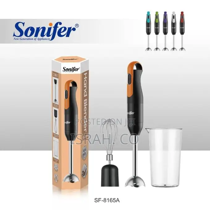 Sonifer 3-in-1 Promotional Stainless Steel Blade Hand Blender