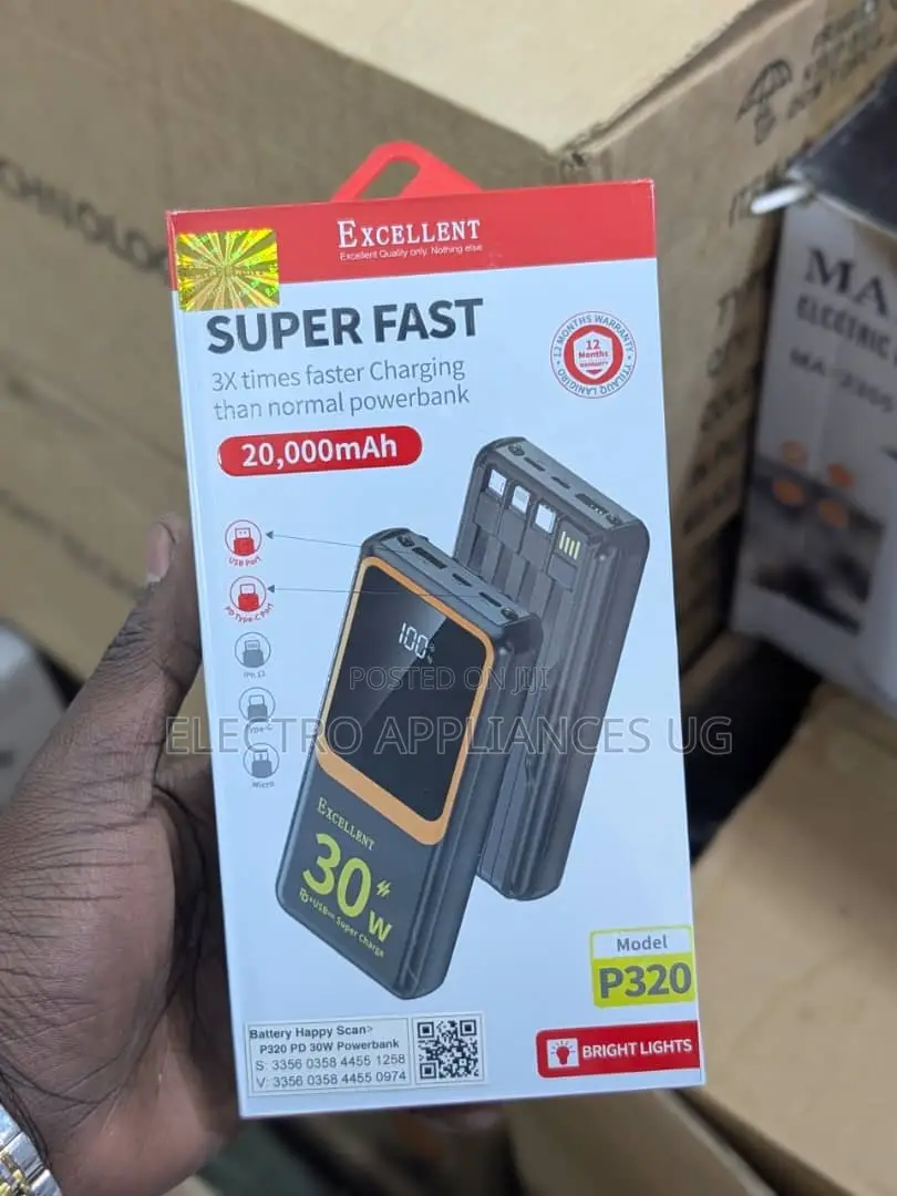 Excellent Golden Spark P68 Power Bank With a 20,000mah