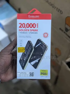 Excellent Golden Spark P68 Power Bank With a 20,000mah