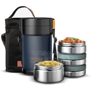 Home Puff Double Wall Vacuum Insulated Stainless Office Lunch Box