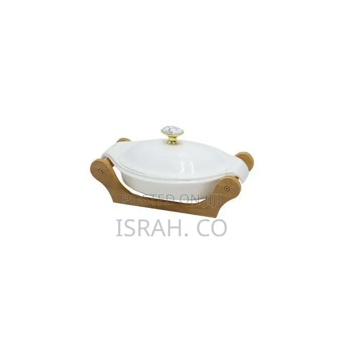 Covered Casserole Stoneware Dish