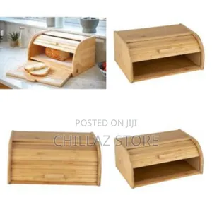 Bamboo Wooden Bread Box.