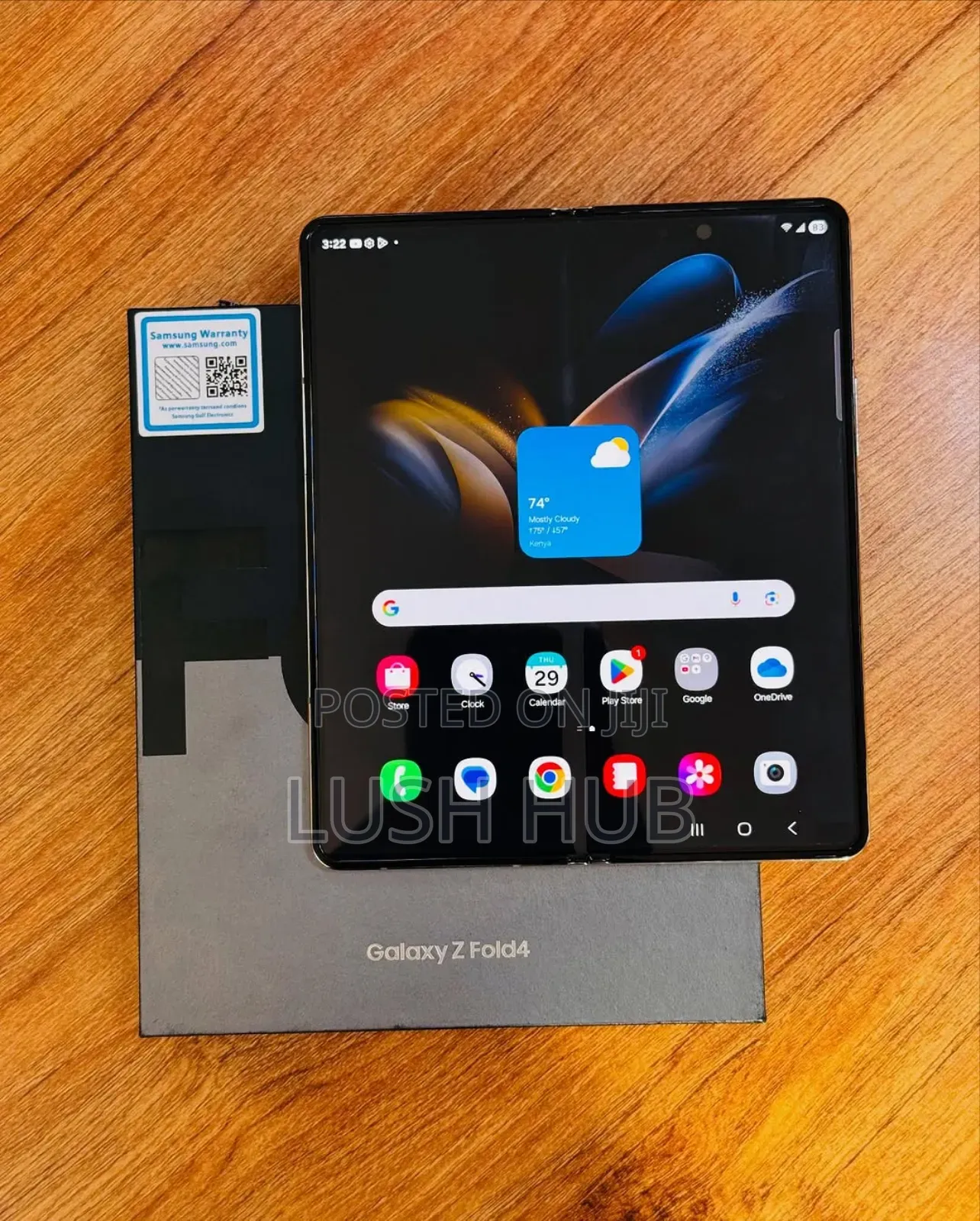 New Samsung Galaxy Z Fold4 256 GB Black