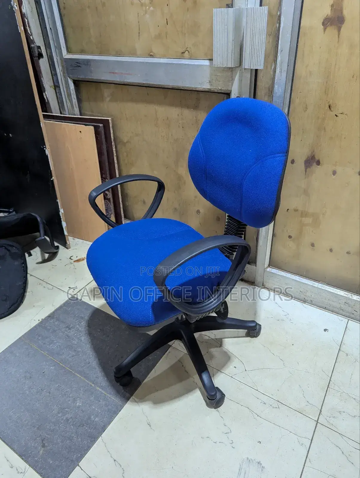 Adjustable Blue Chair Ready for Delivery or Pick Up