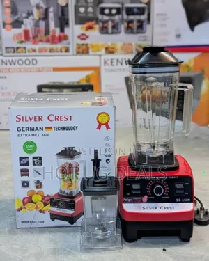 Silvercrest 4l 8000w Multipurpose Juice Commercial Blender - Black