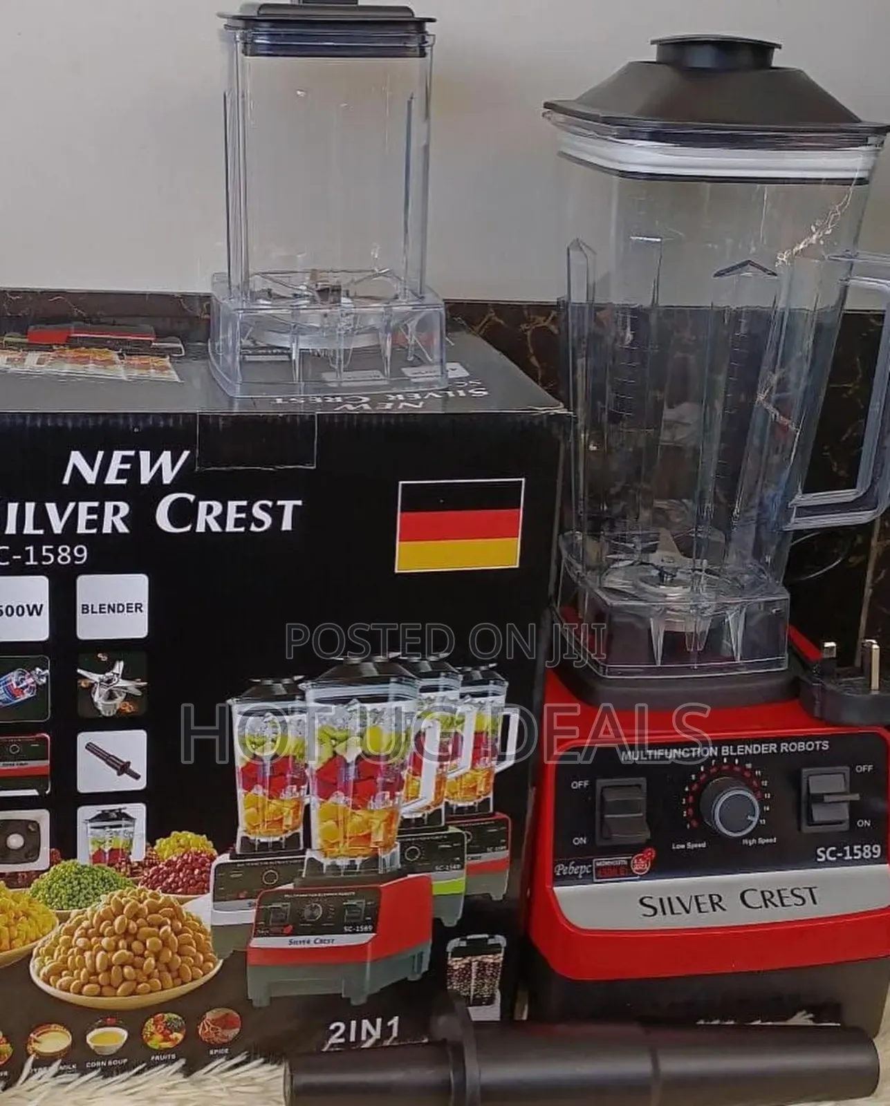 Silvercrest 2l Commercial Blender For Heavy Duty Works & Business