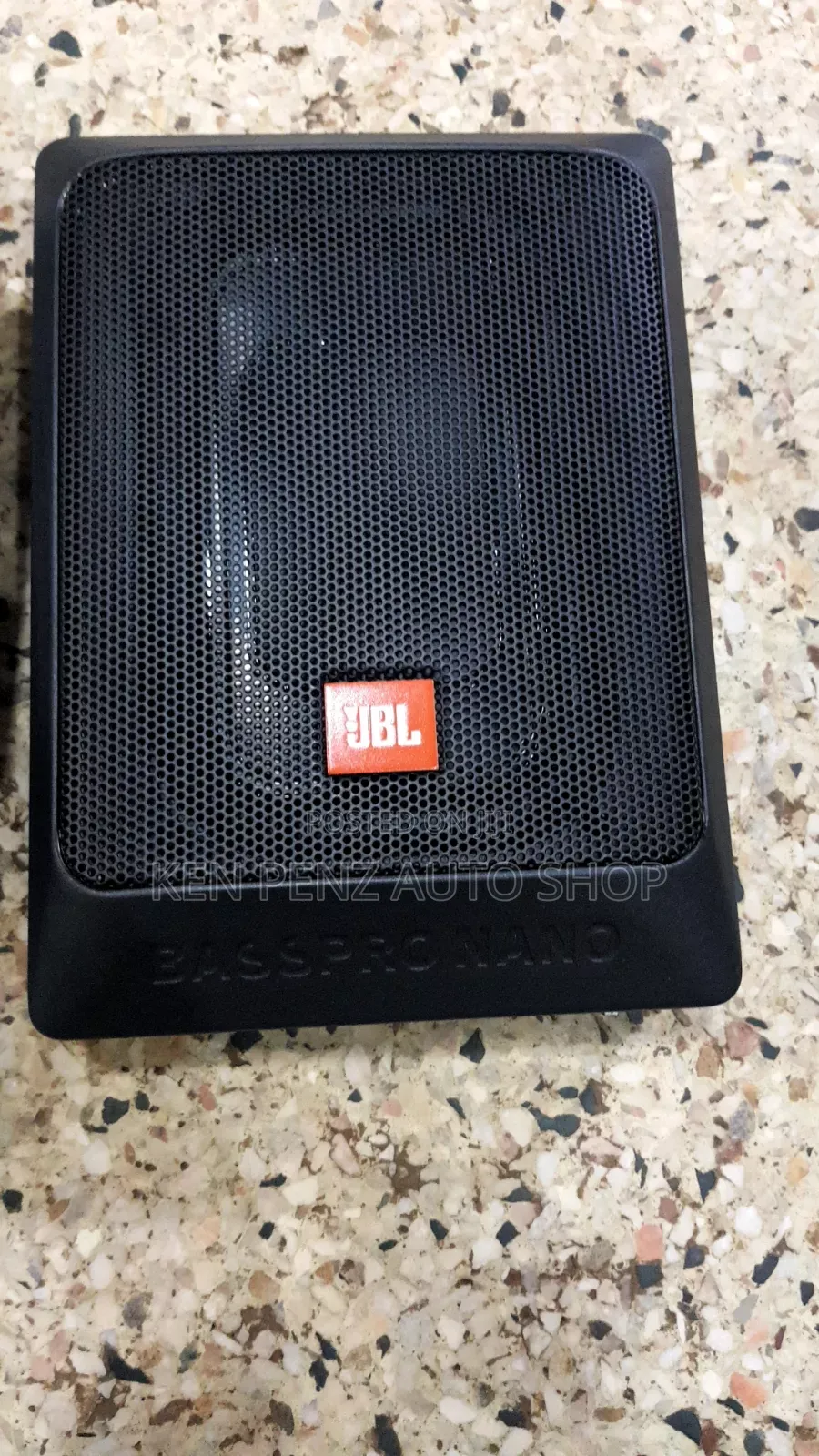 JBL Brass Pro Nano Amplified Car Subwoofer