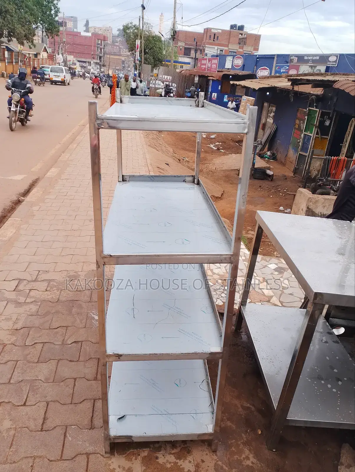 Stainless Steel Rack 4 Shelves