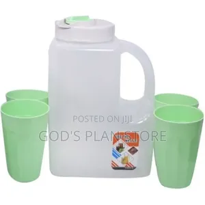 Plastic Water Fridge Bottles With 4 Bottles