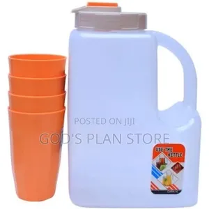 Plastic Water Fridge Bottles With 4 Bottles