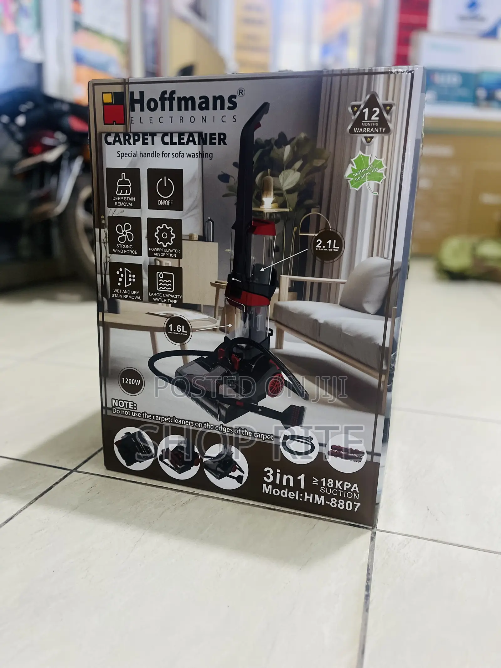 Hoffmans 3in 1 Carpet Sofa Cleaner