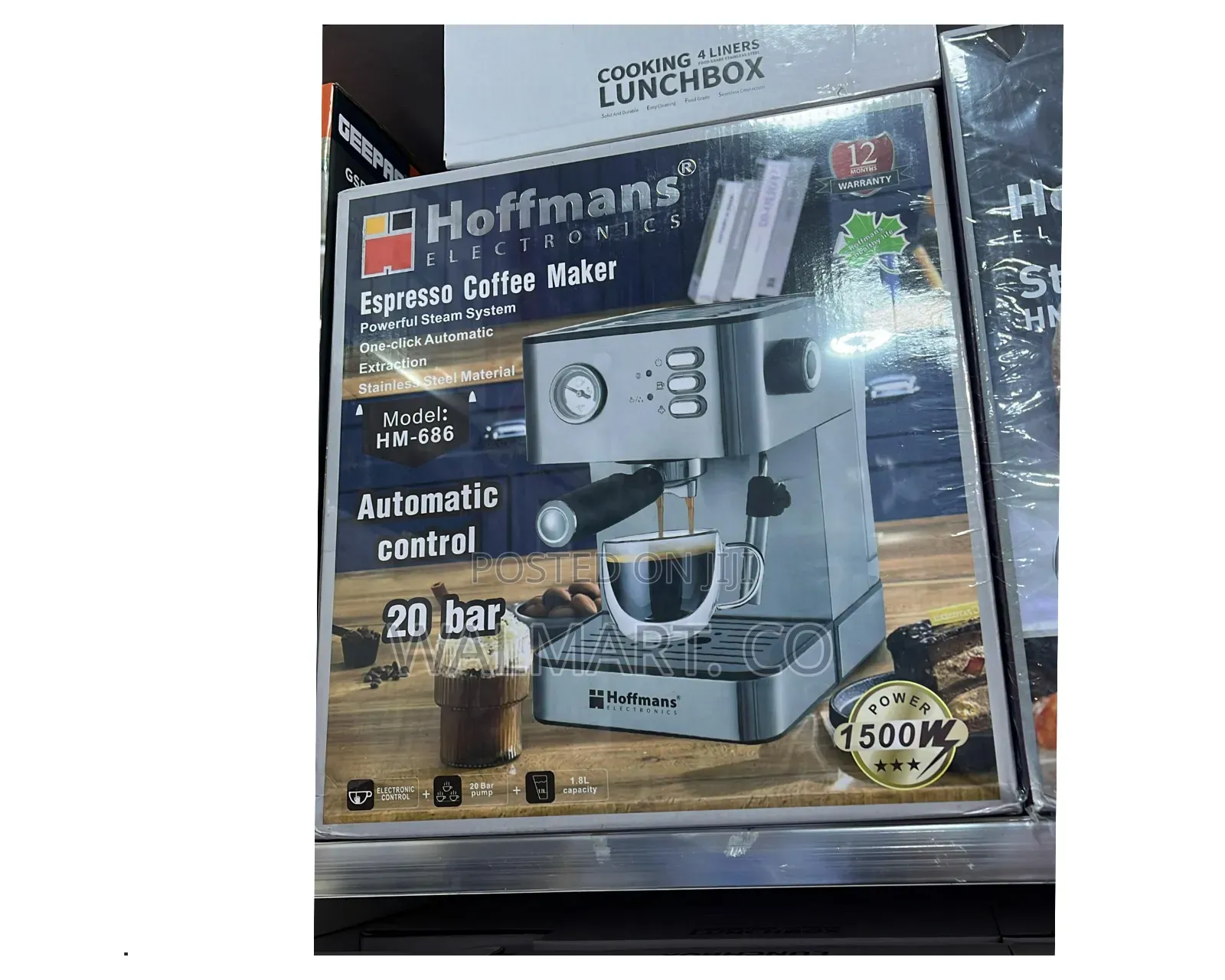 Hoffmans Espresso Coffee Maker Machine