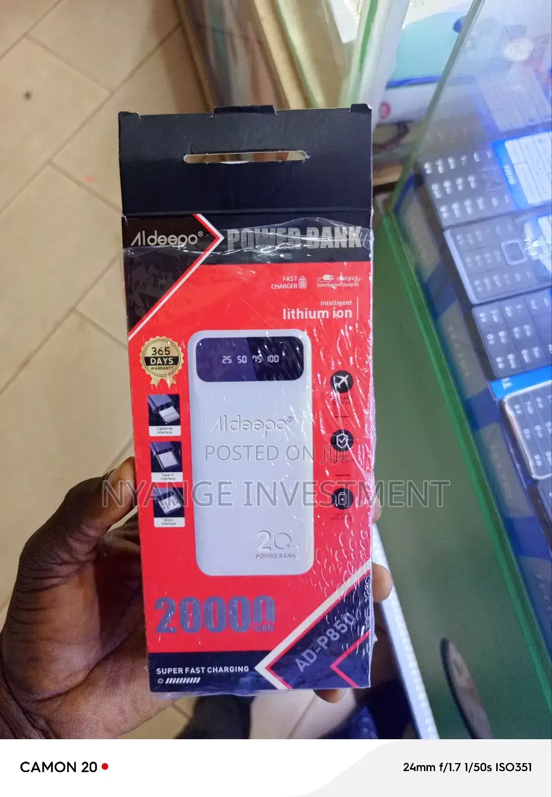 Aldeepo Power Bank 20000mah