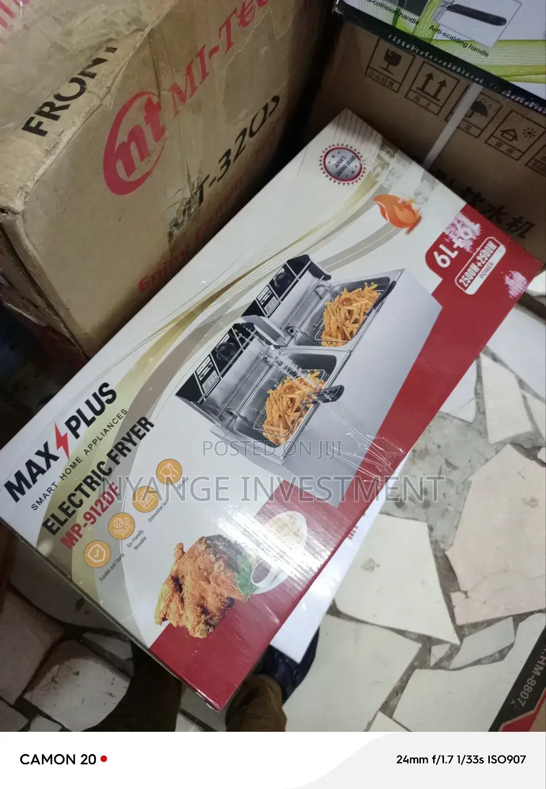 12l Deep Fryer. Max Plus Double Deep Fryer.