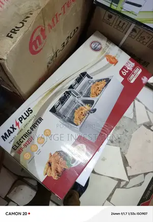 12l Deep Fryer. Max Plus Double Deep Fryer.