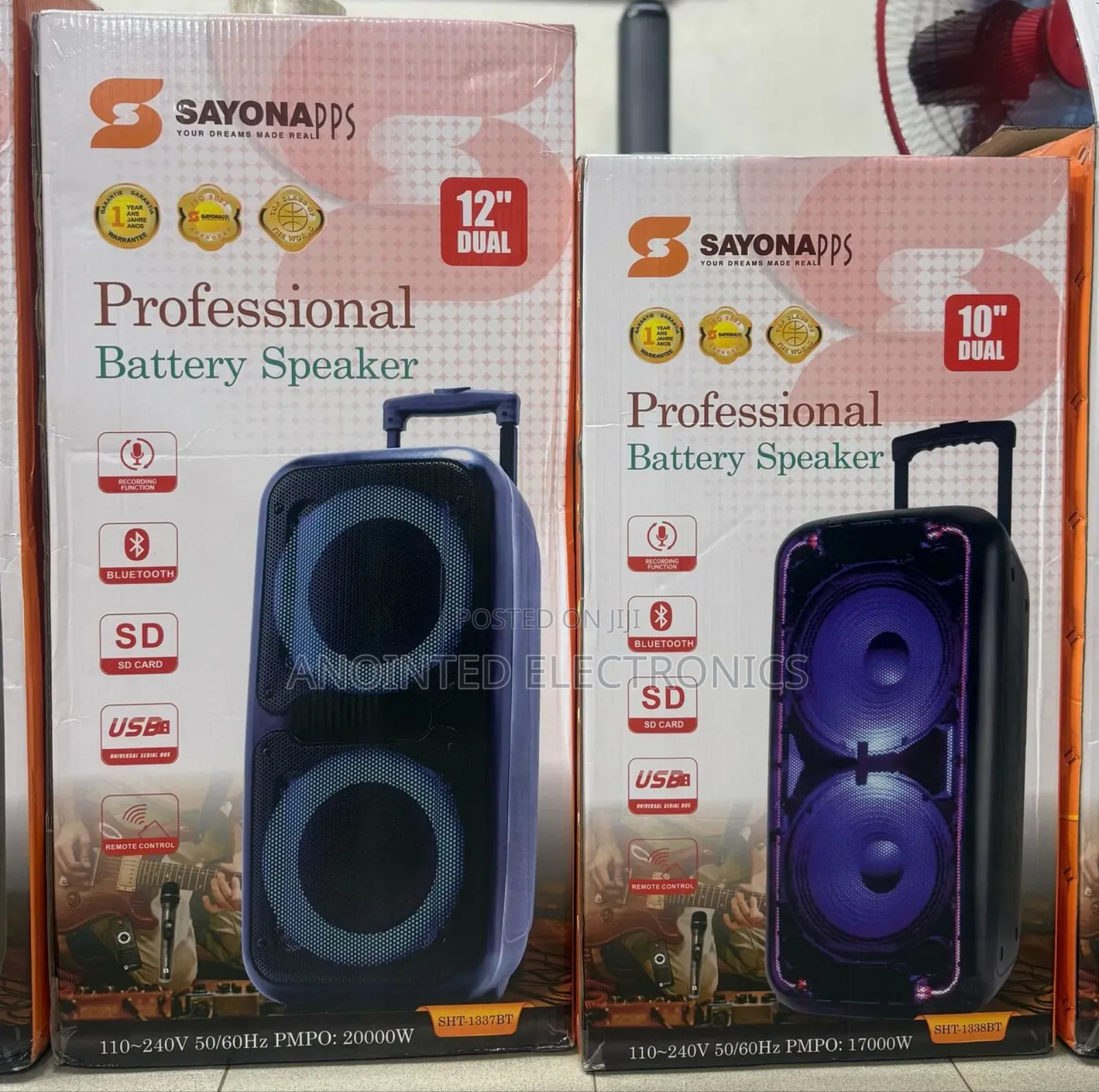 Sayona Bluetooth Speaker 12