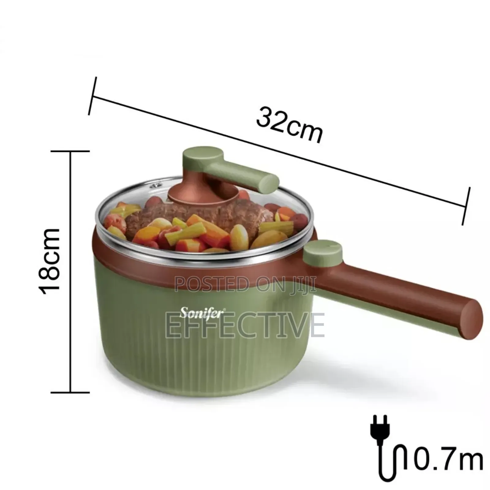 Sonifer Sf-1504 1.2l Stainless Steel Soup Electric Multi Cooker