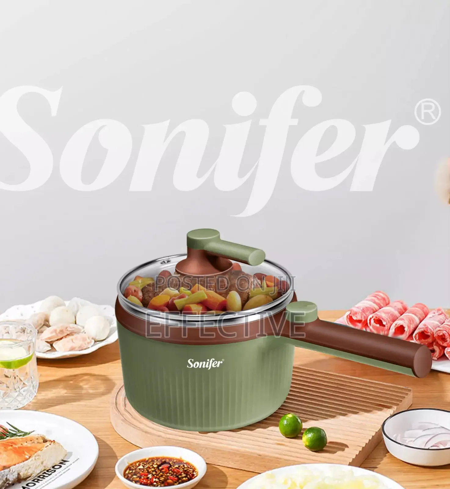 Sonifer Sf-1504 1.2l Stainless Steel Soup Electric Multi Cooker
