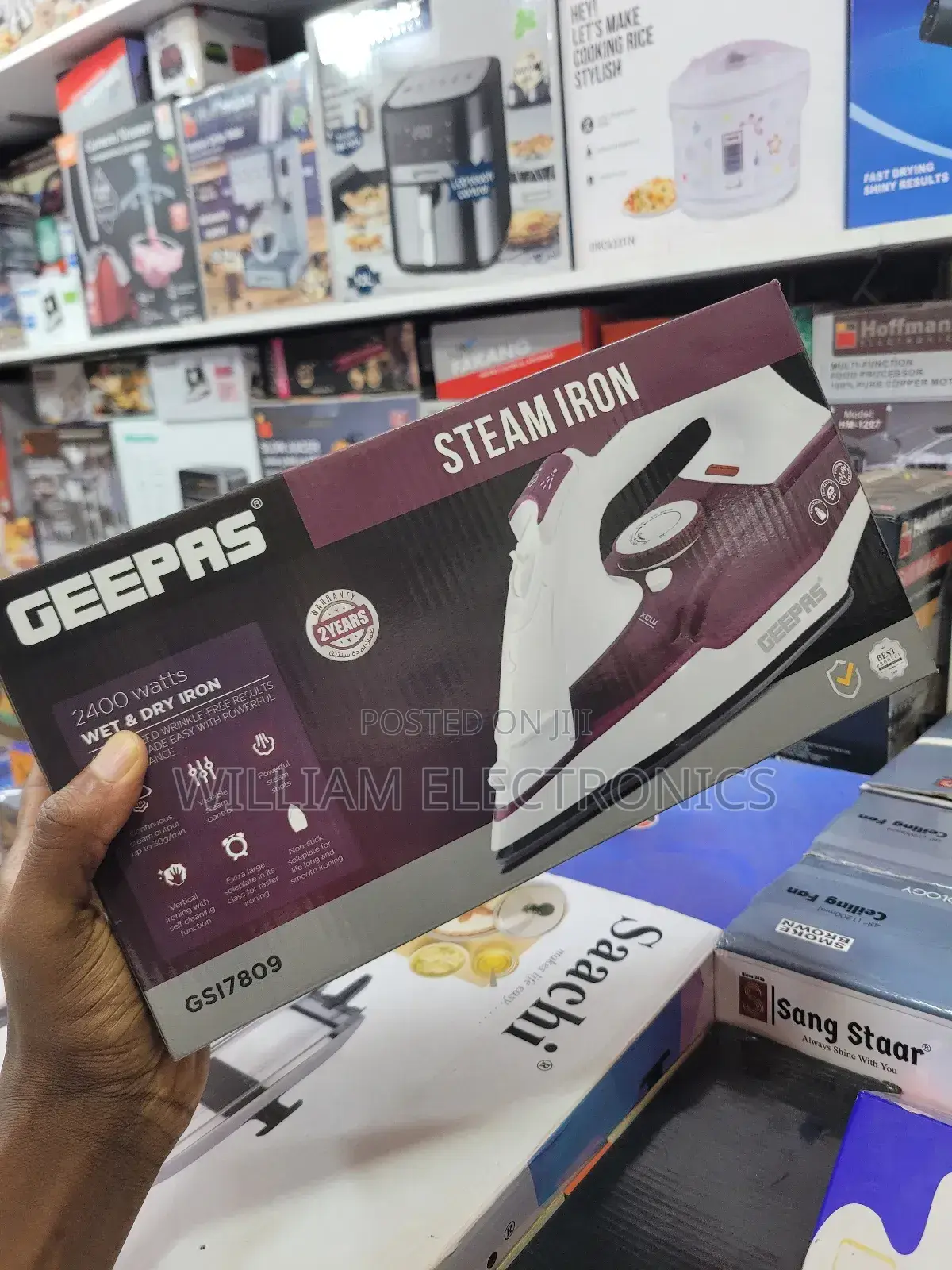 Geepas Steam Iron Gsi7809