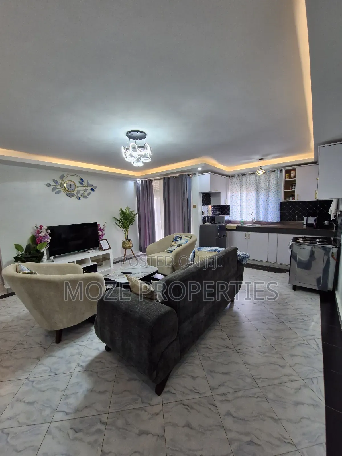 Furnished 1bdrm Apartment in Ntinda Kyambogo Road, Central Division