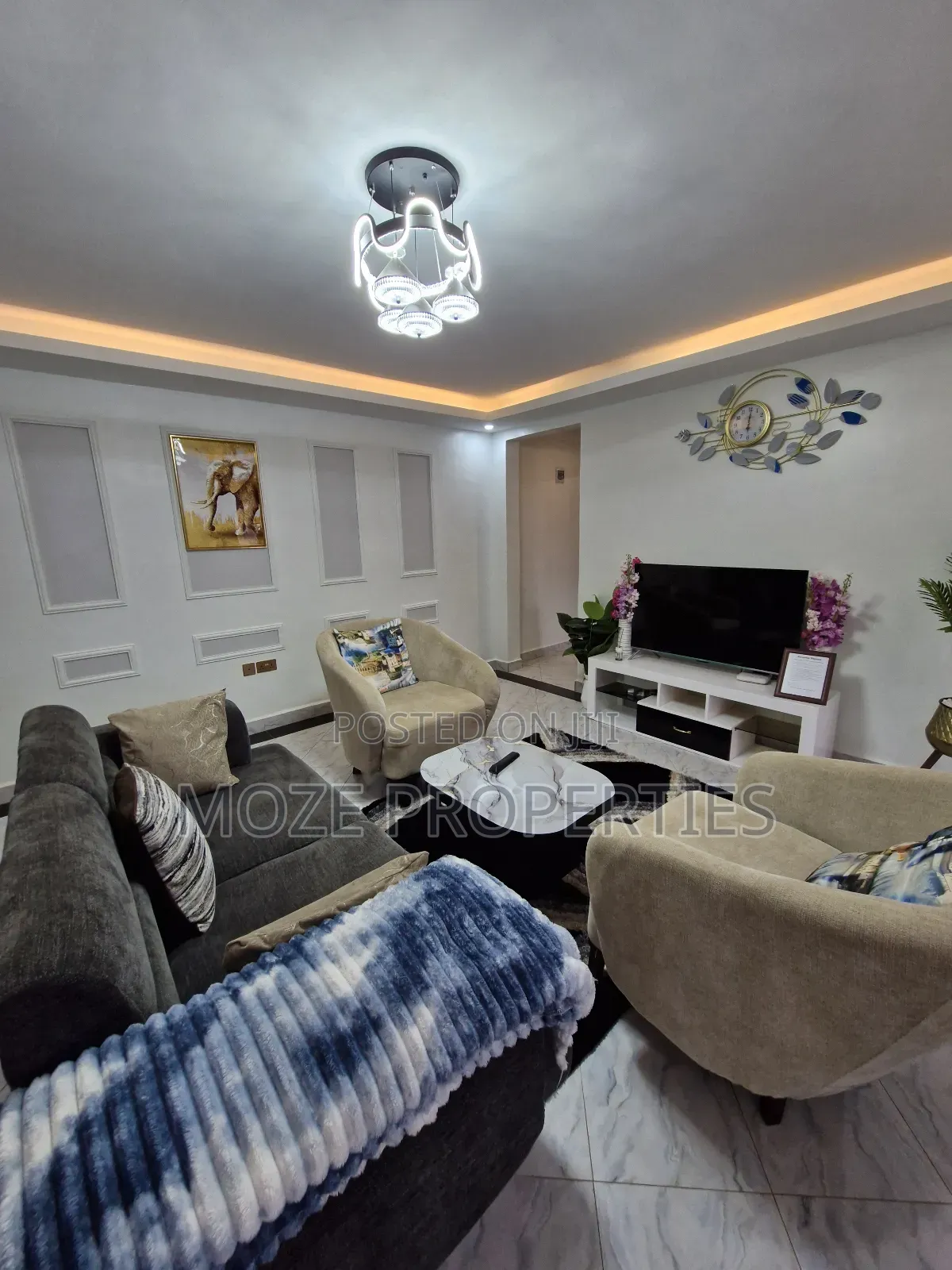 Furnished 1bdrm Apartment in Ntinda Kyambogo Road, Central Division