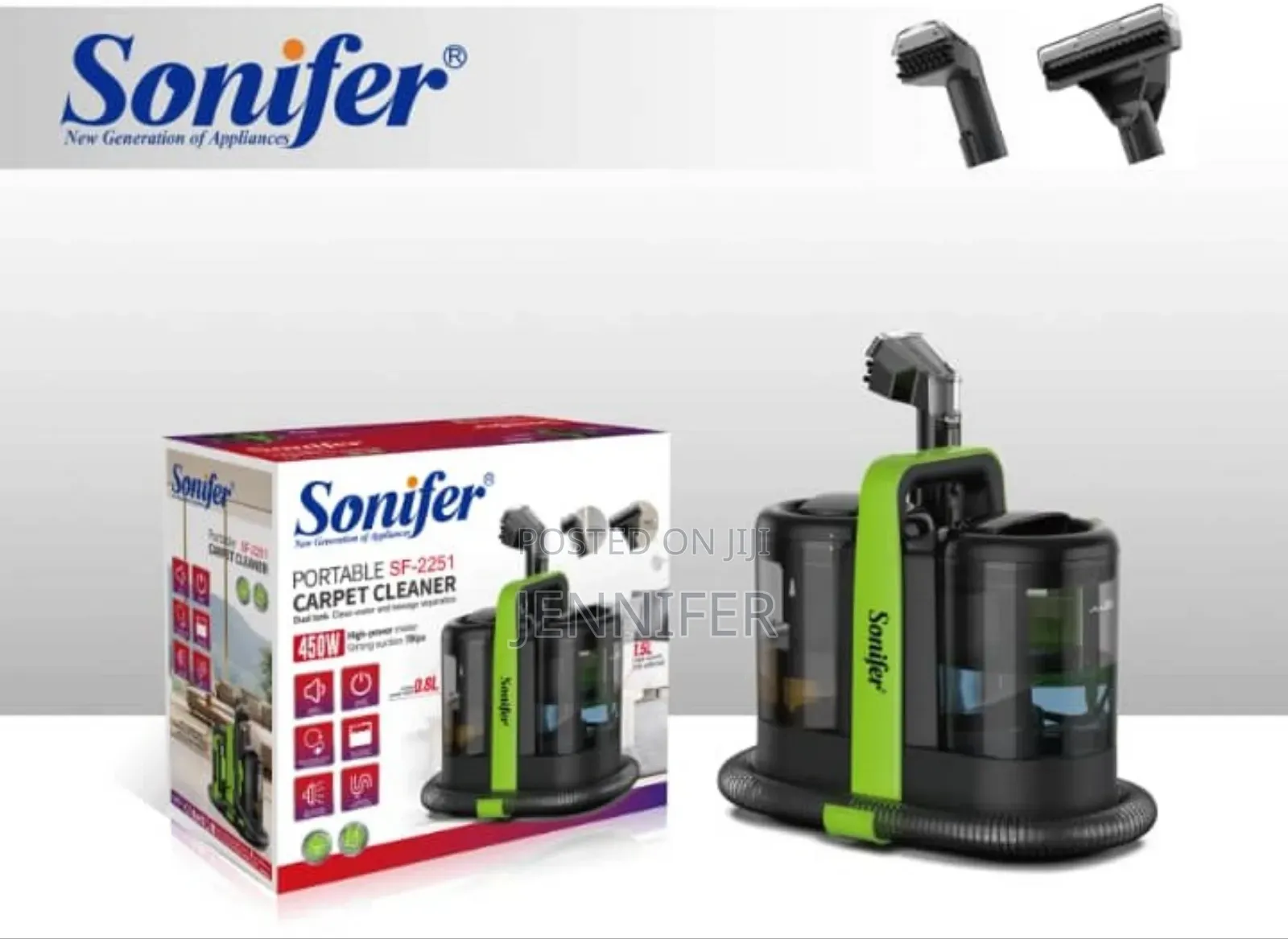 Sonifer Sf-2251 Portable Carpet Cleaner.