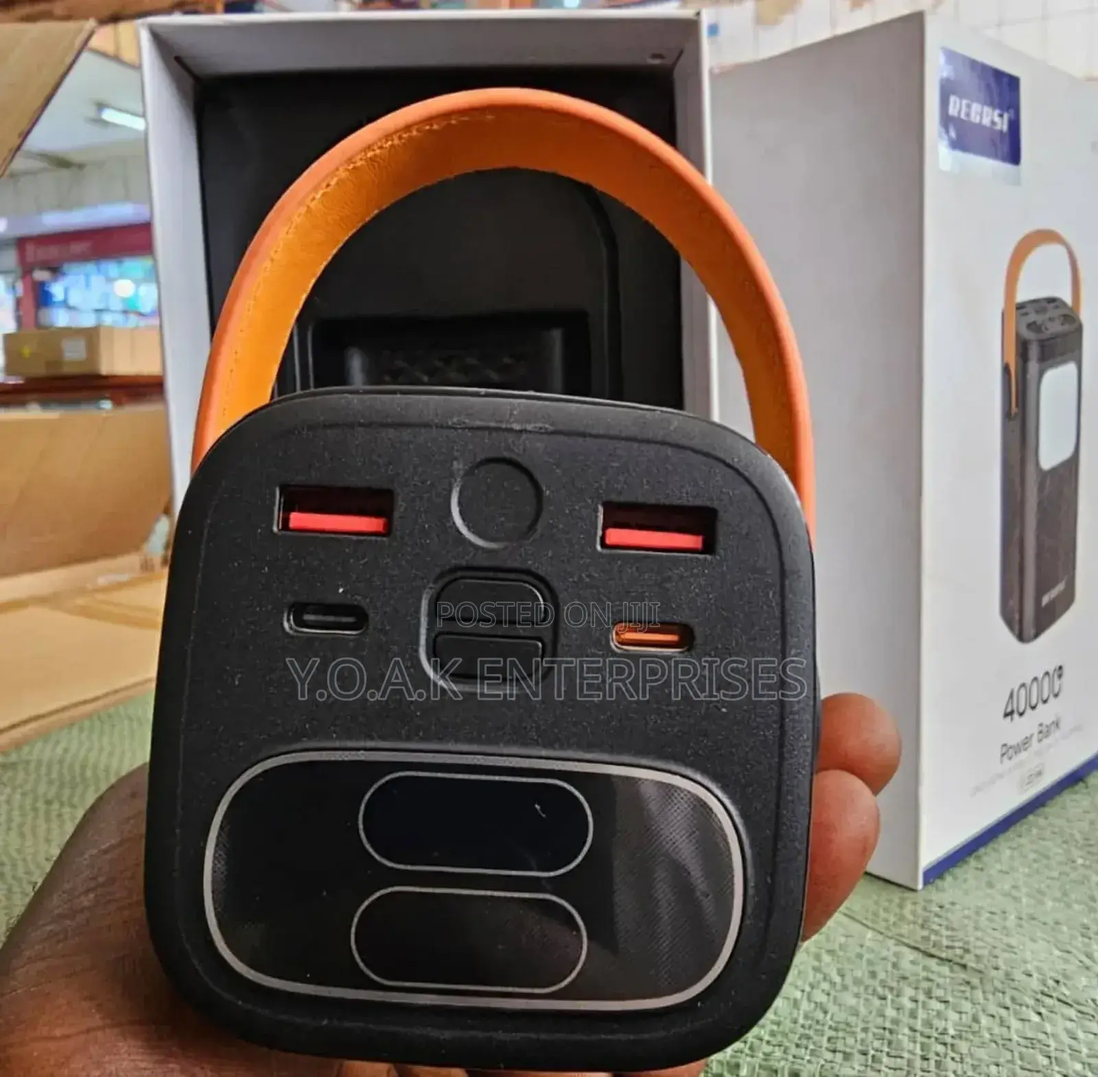 Original Power Bank 40,000mah With Fastest Usb Chargers