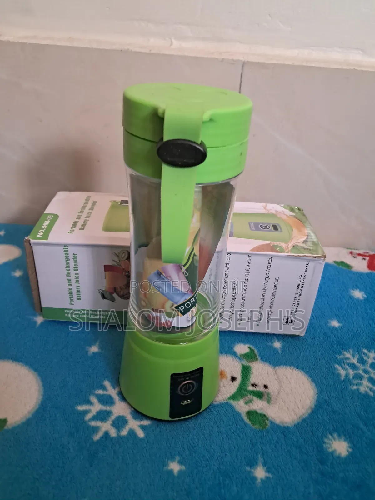 Portable and Rechargeable Battery Juice Blender