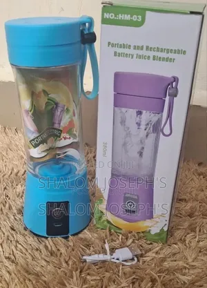 Portable and Rechargeable Juice Blender-Blue