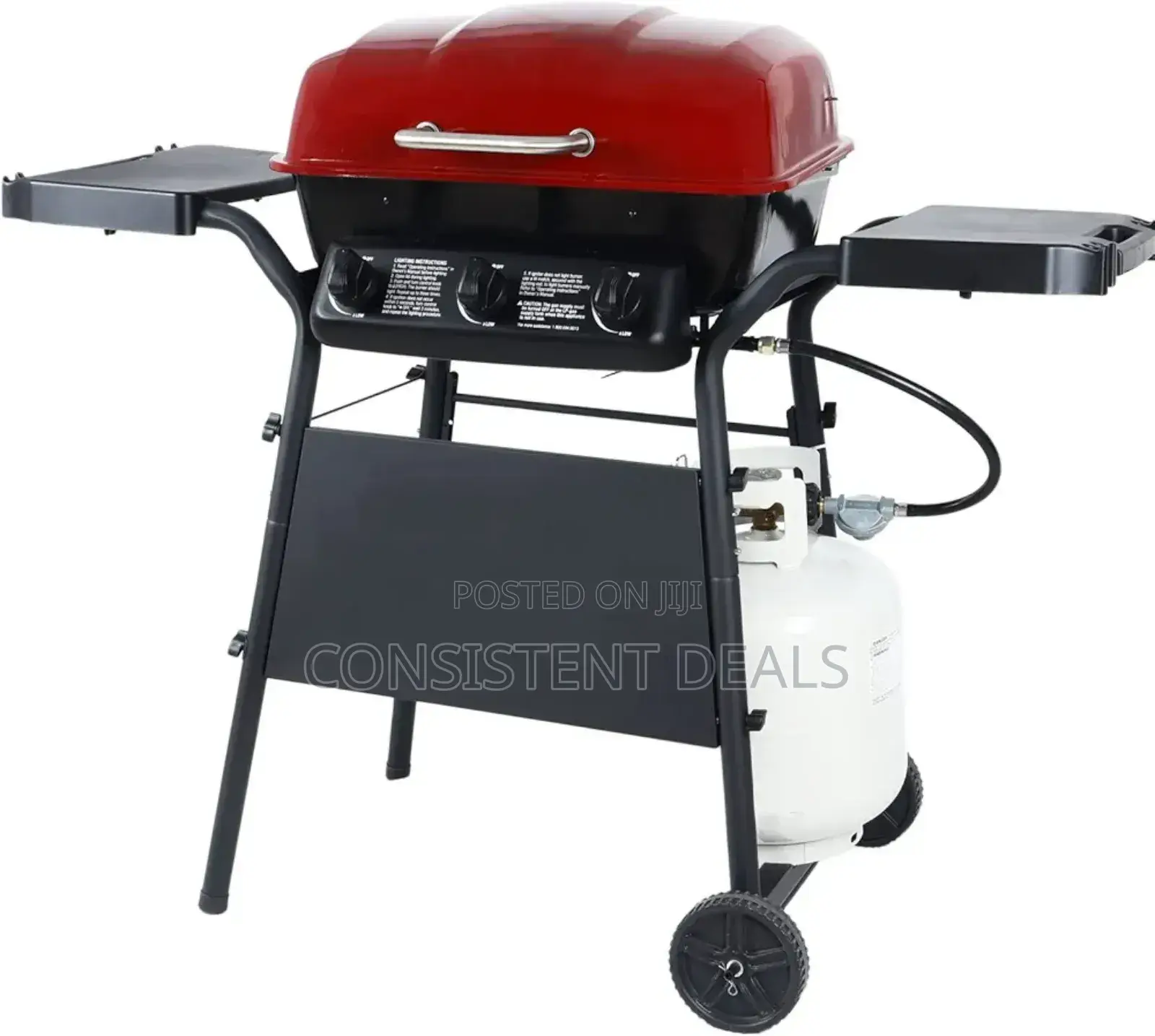 Boma 3 Burner Expert Outdoor Gas BBQ Grill