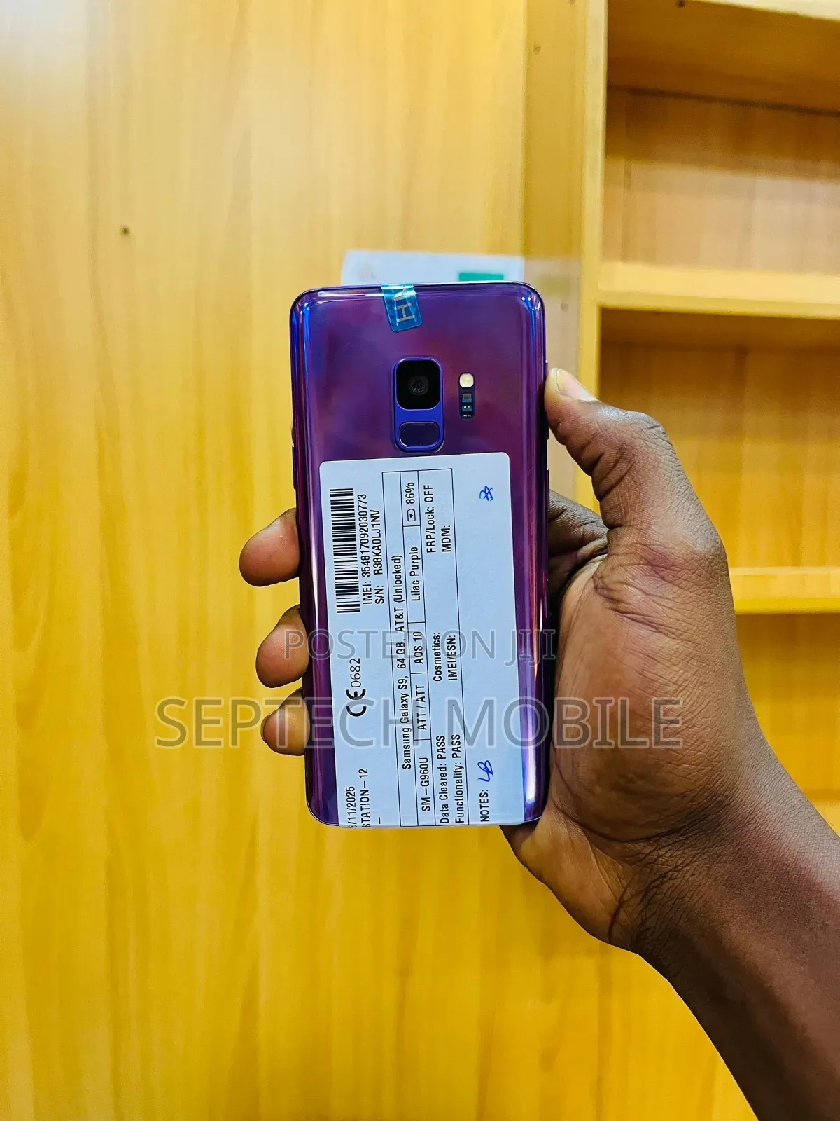 New Samsung Galaxy S9 64 GB Purple