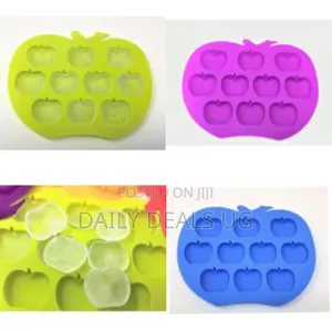 Apple Shape Silicone Mould Mold Ice Cube Tray Wax Melt Chocolate Fruit