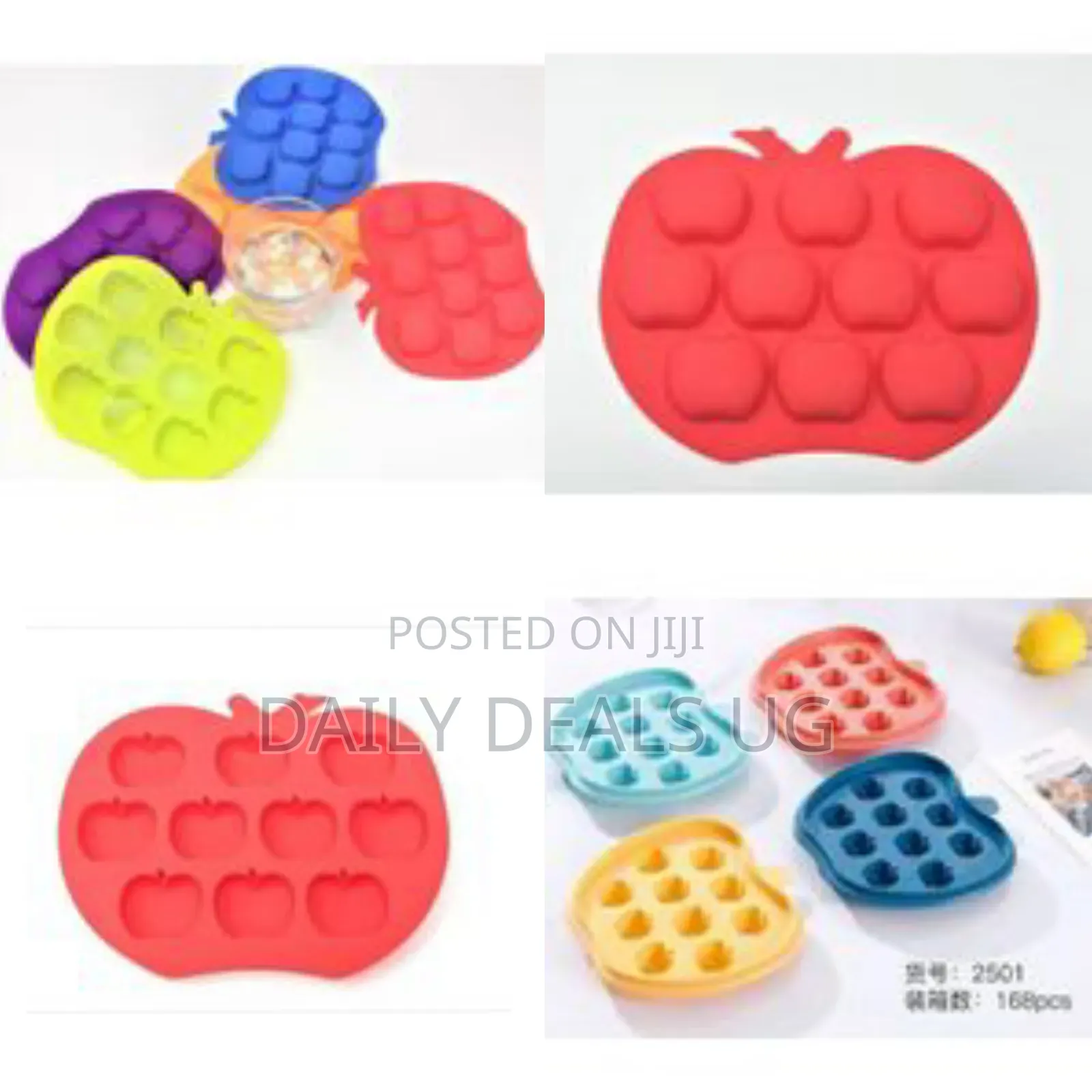 Apple Shape Silicone Mould Mold Ice Cube Tray Wax Melt Chocolate Fruit