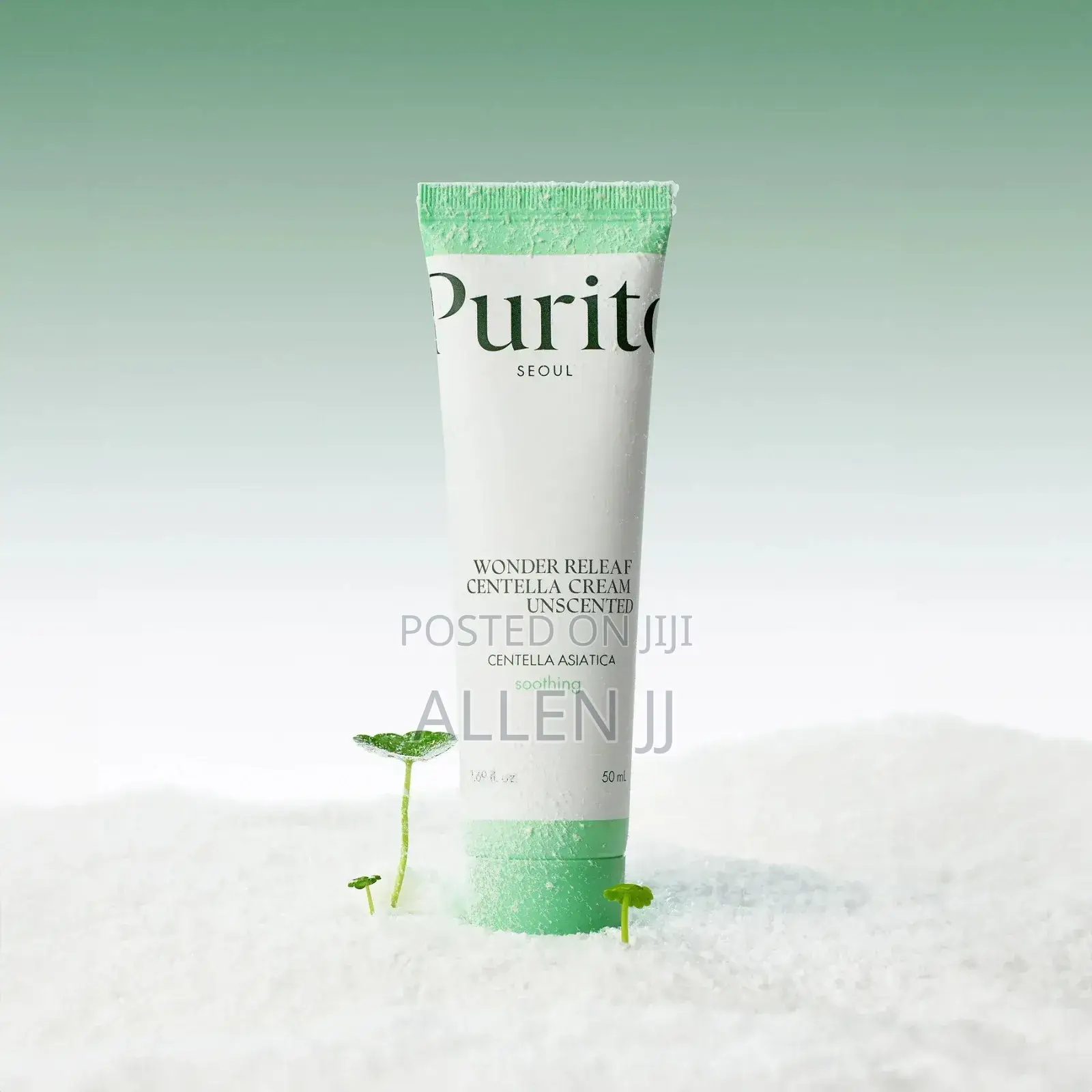 Purito Seoul Mighty Bamboo Panthenol Cream.