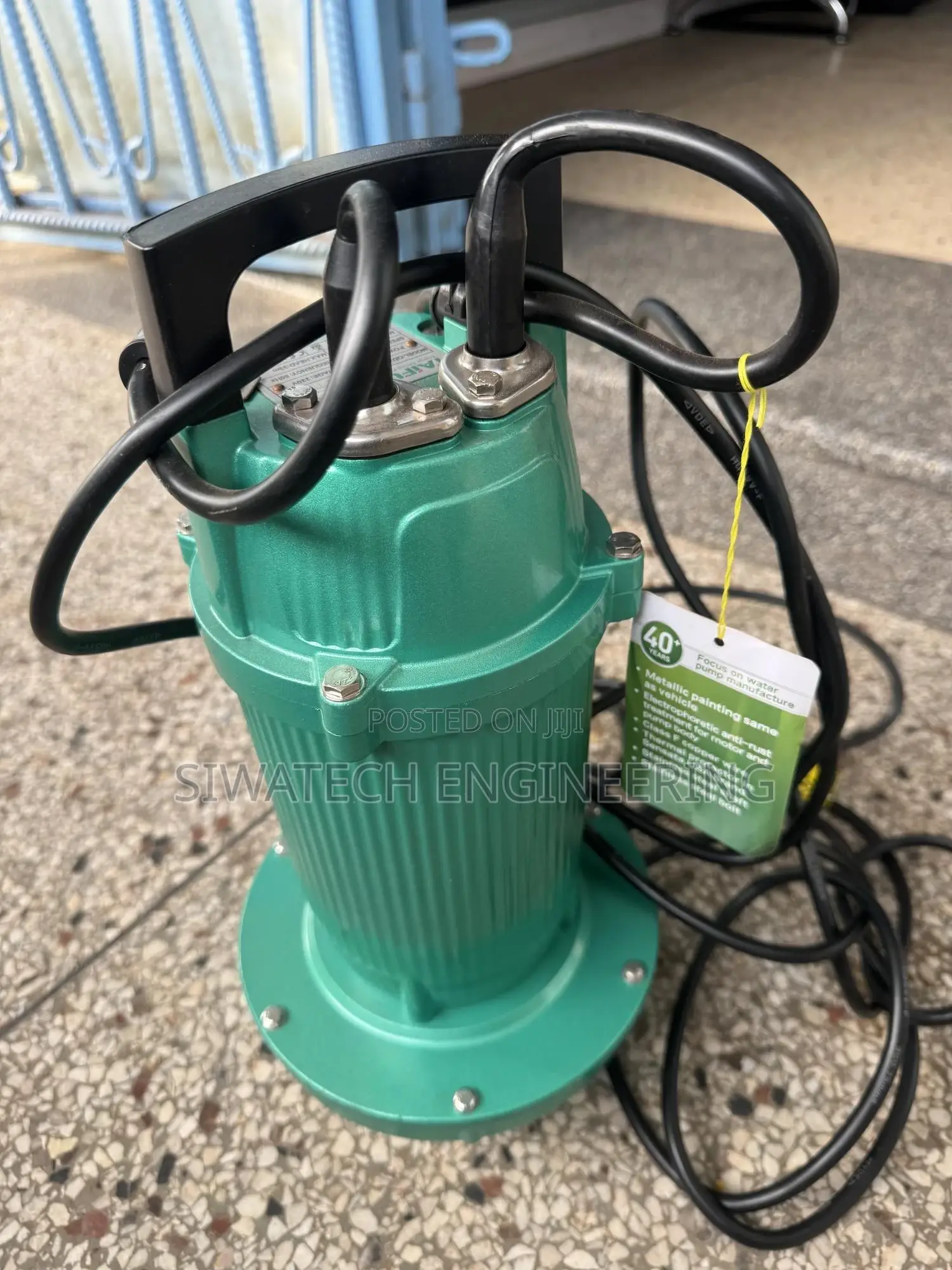 Taifu Qxd1.5-32-0.75 Submersible Pump Head Max 33m 1hp C/W 10m Cable