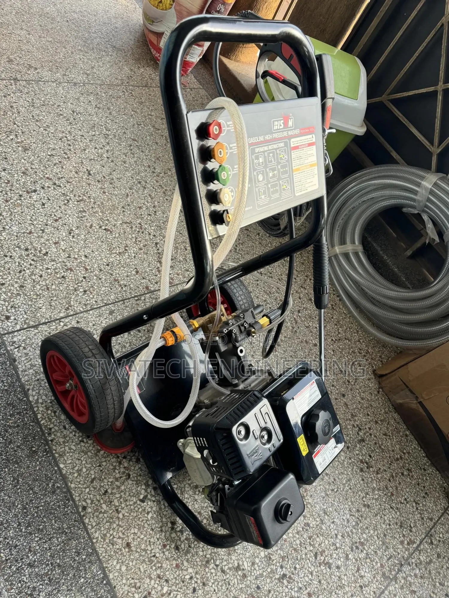 Petrol Pressure Car Washer 7hp, 180-200 Bar, 9l/Min 180b