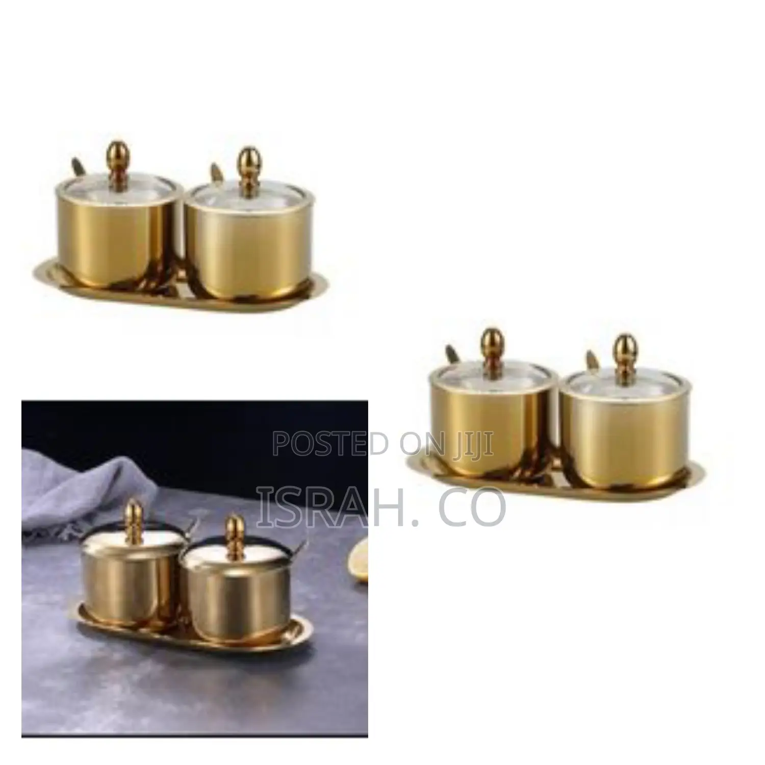 2 Pc Seasoning Containers Spice Jar Rack