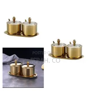 2 Pc Seasoning Containers Spice Jar Rack