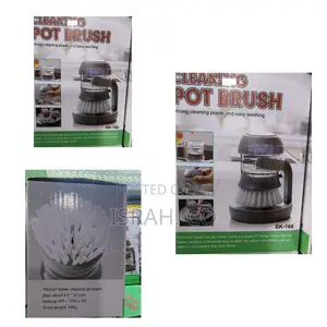 1 Piece of Soap Dispensing Palm Storage Dishwasher Brush