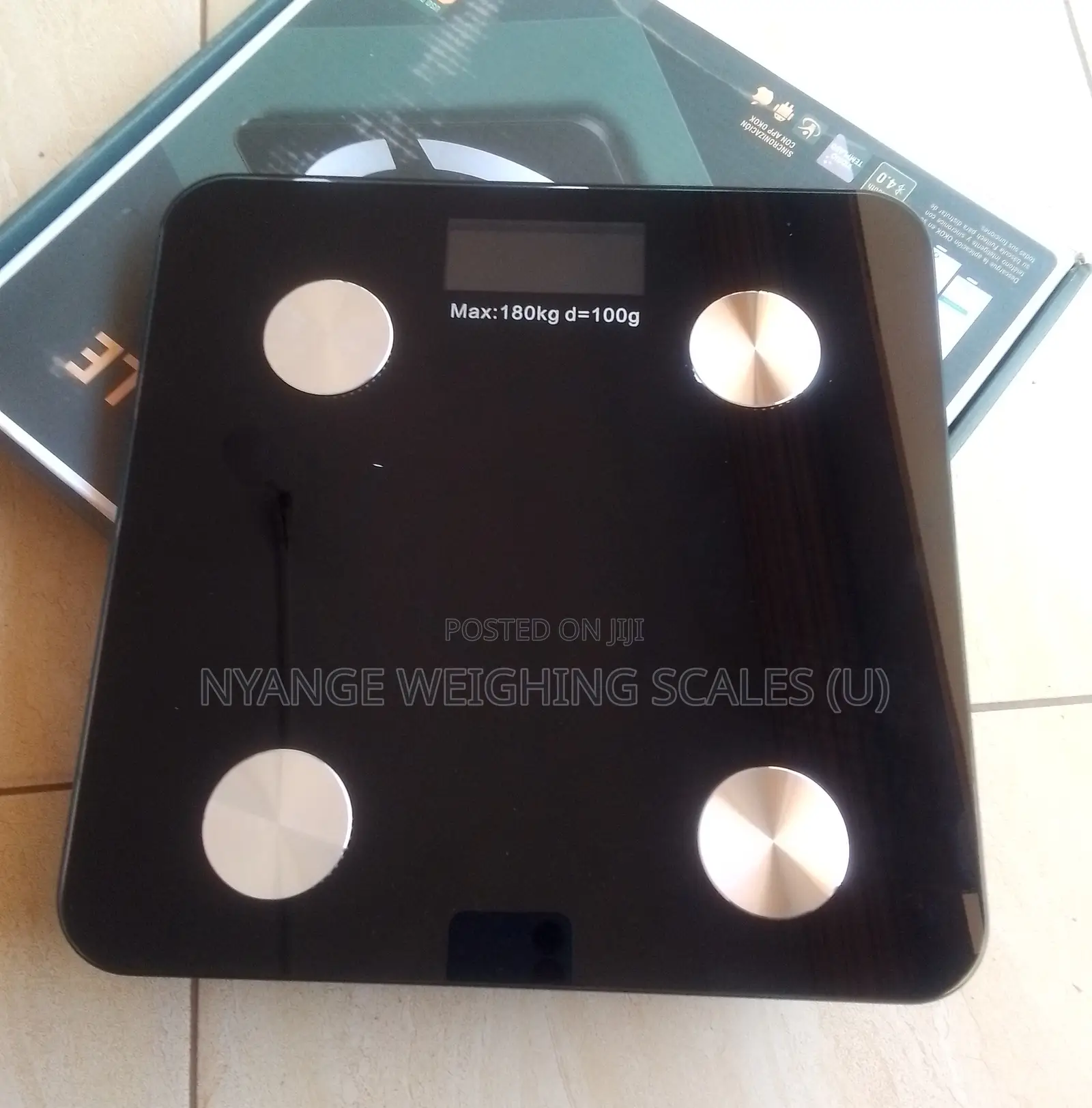 Tempered Glass Digital Body Bathroom Scale 80kg/396lb V