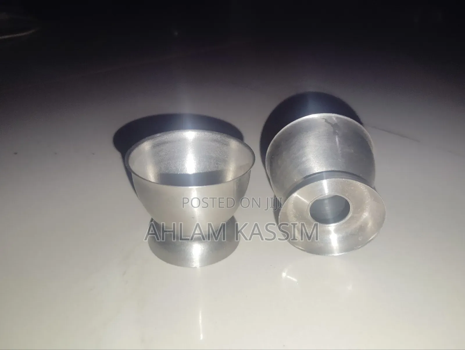 Pair of Half Boiled Egg Cup Holder Trays