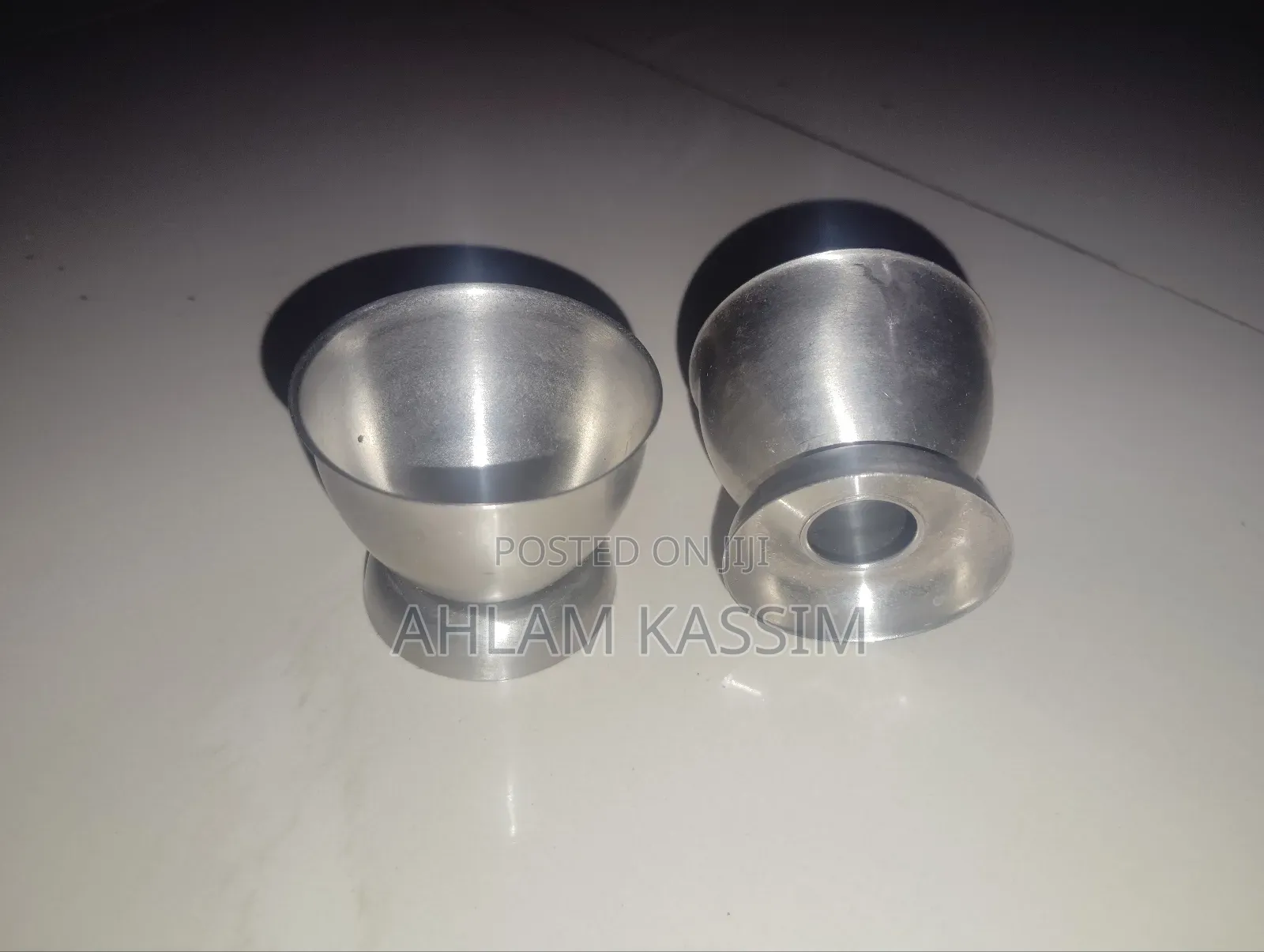 Pair of Half Boiled Egg Cup Holder Trays