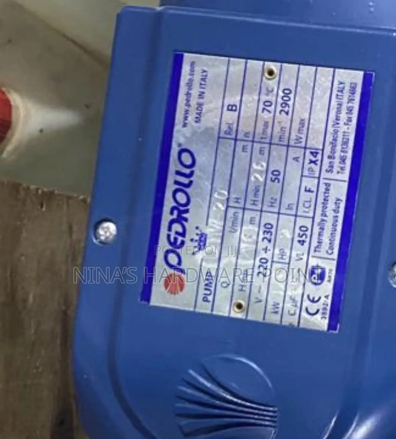 Pedrollo Water Pump2hp/ Pedrollo Booster Pump