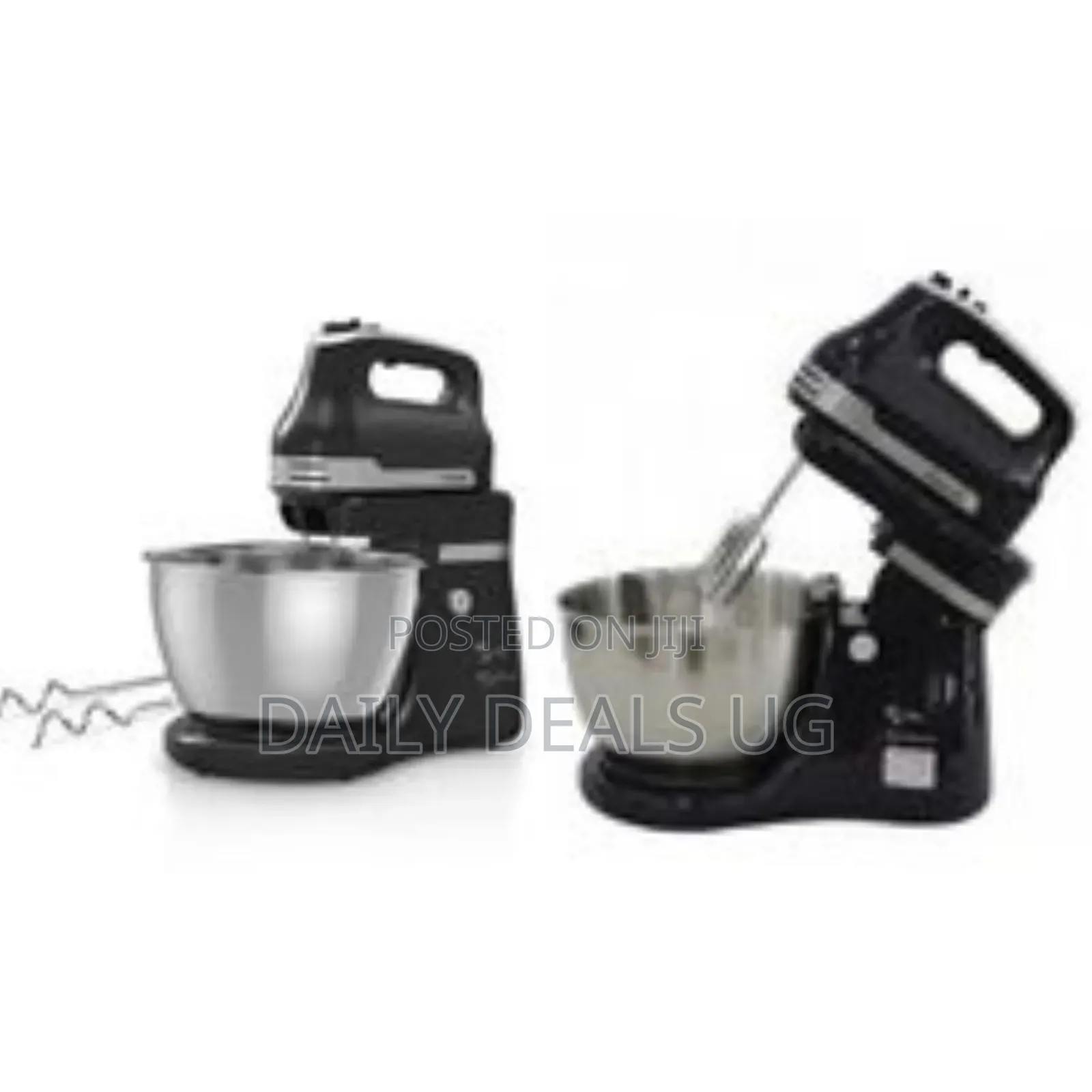 Saachi 5 Speed Hand Mixer With Stand Mixer With Stainless Steel Bowl