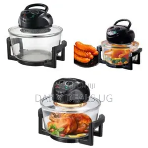20litre - 8 in 1 Glass Turbo Convection Halogen Oven, Oil-Free